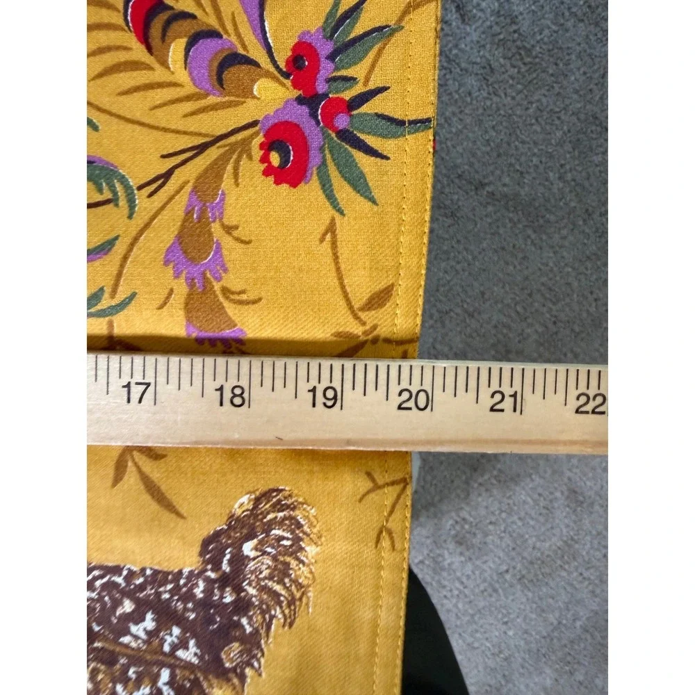 Williams Sonoma Marc Lacaze Farm Rooster Placemats (4) 20x14 NWOT Country Chic